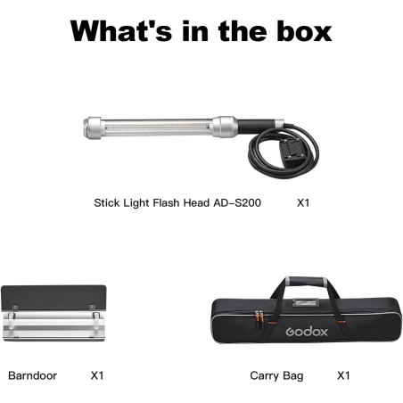 Cabezal GODOX AD-S200 para flash AD200 - Stick tipo espada