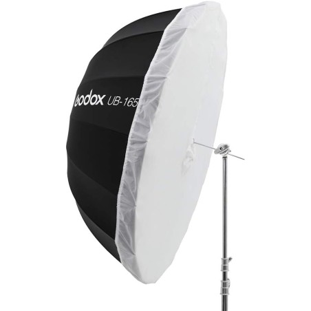 Sombrilla parabólica GODOX UB-165W (165cm) - Con tela difusora DPU-165T