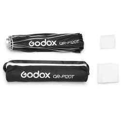 Softbox GODOX QR-P120T Parabólico de 120cm y armado rápido
