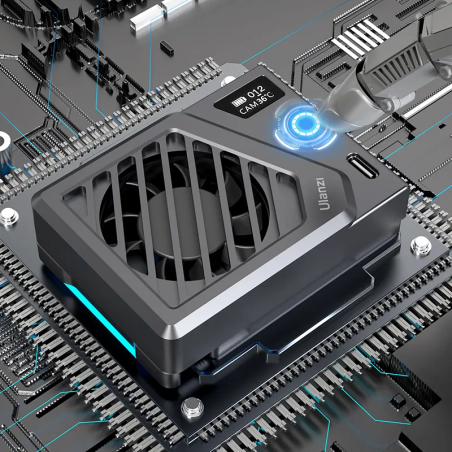 Ventilador ULANZI CA25 para refrigeración de cámaras Canon Sony Fuji Nikon (Nueva versión con resortes)