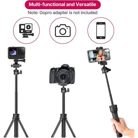 Trípode extensible ULANZI MT34 - Para celulares o cámaras de hasta 1.5Kg