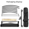 Rebotador curvo de 60x170cm - 4 en 1 - Incluye estuche