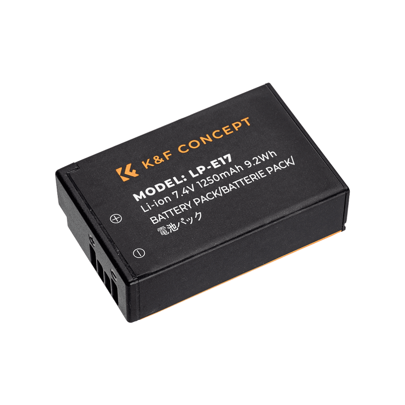 Batería K&F CONCEPT tipo Canon LP-E17 - 1250mAh