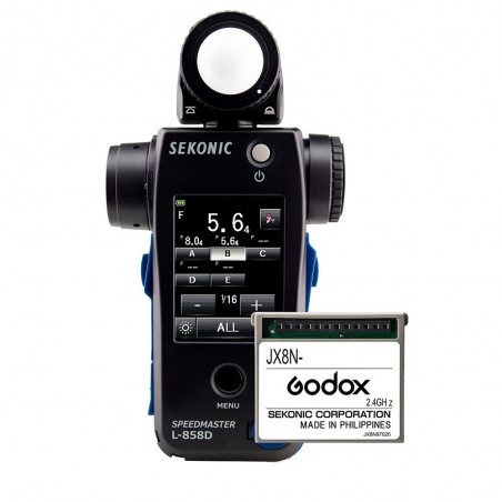 Pack de Fotómetro Sekonic L-858D y transmisor RT-GX para flashes Godox