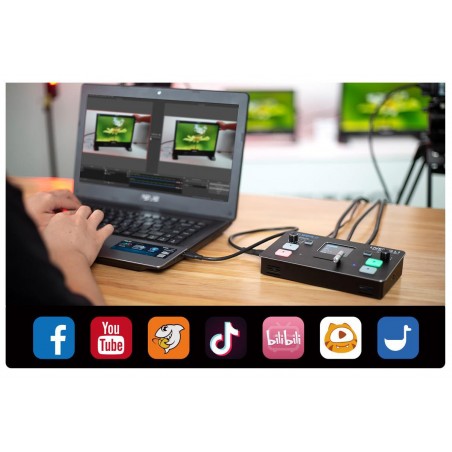 Mezcladora de video FEELWORLD LivePro L1 para transmisiones en vivo