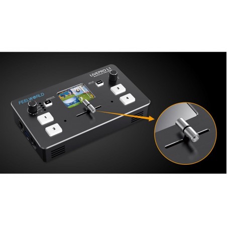 Mezcladora de video FEELWORLD LivePro L1 para transmisiones en vivo