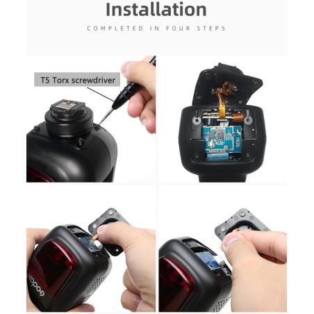 Repuesto original GODOX - Zapata para flash V1 y V860 III - Sony (Nueva versión)