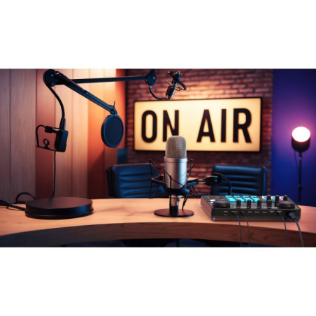 Mezcladora de audio LUUCCO MI-2 - Interfaz con tarjeta de sonido