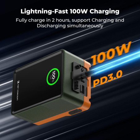 Batería V99 Pro V2 K&F CONCEPT de montura V - 99Wh - PD100W