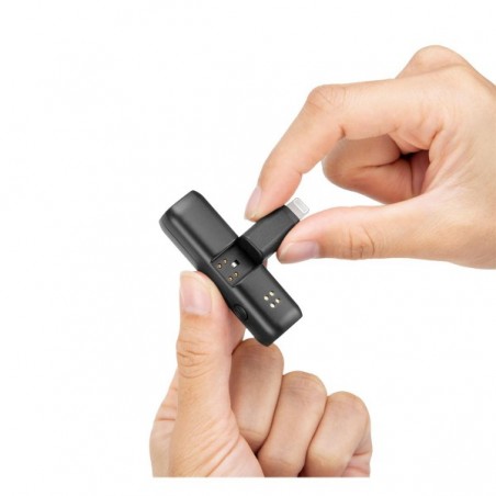 Micrófono inalámbrico BOYA BY-WM3D para cámaras y dispositivos Apple (Conector lightning)