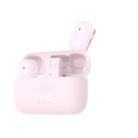 Micrófono inalámbrico magnético LUUCCO Minipods - Incluye 2 micrófonos y 1 receptor - Para celulares