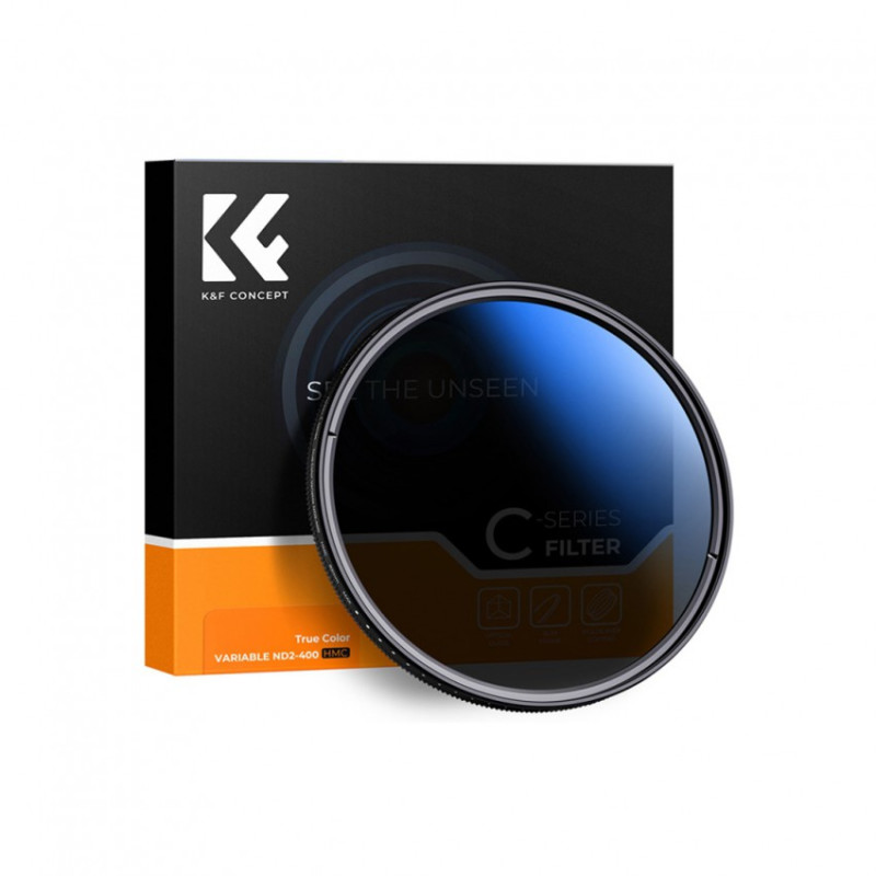 Filtro ND2-400 K&F CONCEPT - Serie Nano C - Slim - Multi capa - Cristal óptico - True color