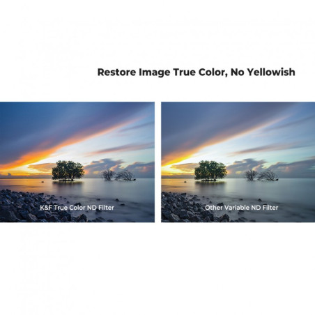 Filtro ND2-400 K&F CONCEPT - Serie Nano C - Slim - Multi capa - Cristal óptico - True color