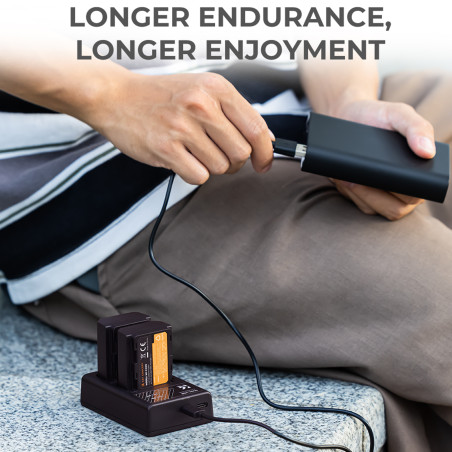 Cargador dual K&F CONCEPT tipo Sony NP-FZ100