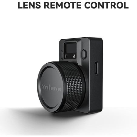 Lente YONGNUO YN23mm F1.4S - Para Sony - APS-C - Incluye control remoto BR-L1