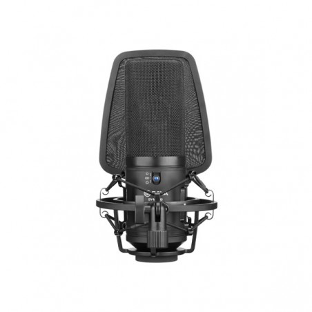 Micrófono BOYA BY-M1000 de condensador y amplio diafragma - Conector XLR