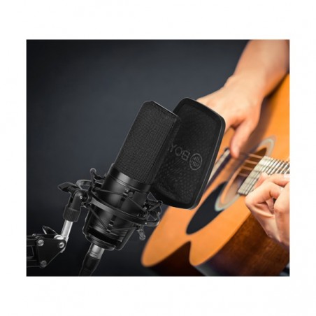 Micrófono BOYA BY-M1000 de condensador y amplio diafragma - Conector XLR