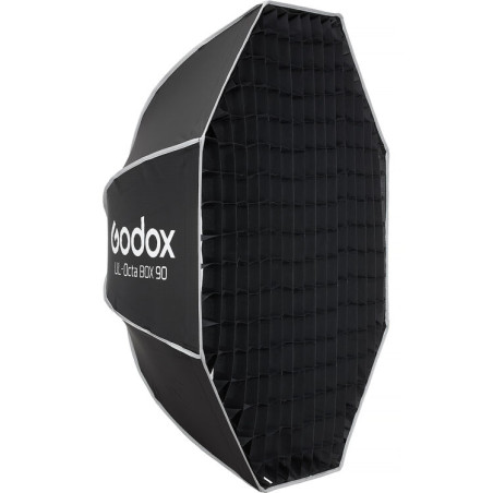 Softbox Octagonal GODOX UL-BOX-Octa-90 de 90cm - Armado rápido - Incluye grilla y disco beauty