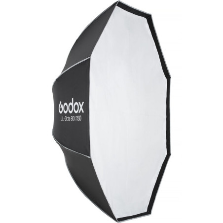 Softbox Octagonal GODOX UL-BOX-Octa-150 de 150cm - Armado rápido - Incluye grilla y disco beauty