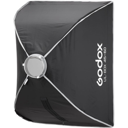 Softbox Rectangular GODOX UL-BOX-45x60 de 45x60cm - Armado rápido - Incluye grilla y disco beauty
