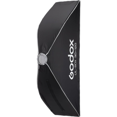 Softbox Strip GODOX UL-BOX-30x120 de 30x120cm - Armado rápido - Incluye grilla y disco beauty