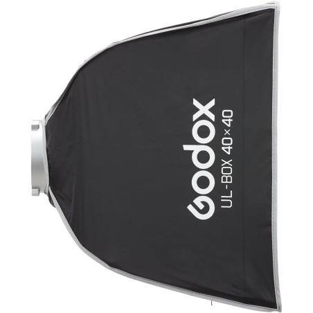 Softbox Cuadrado GODOX UL-BOX-40 de 40x40cm - Armado rápido - Incluye grilla y disco beauty