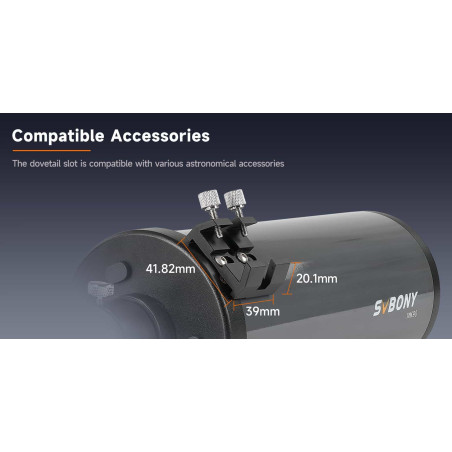 Telescopio SVBONY MK90 - Maksutov Cassegrain - Kit de observación