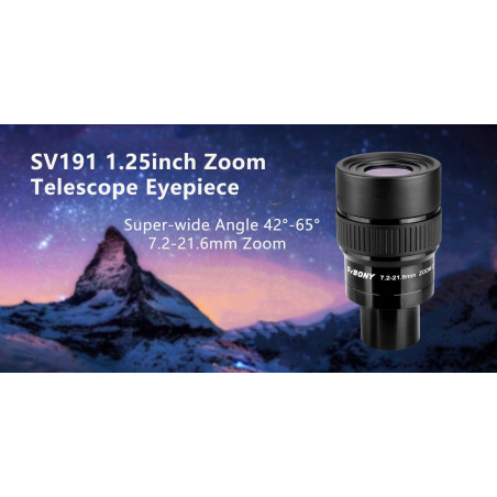 Telescopio SVBONY MK127 - Maksutov Cassegrain - Kit de observación