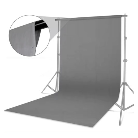 Fondo Fotográfico Gris de 3x3 metros