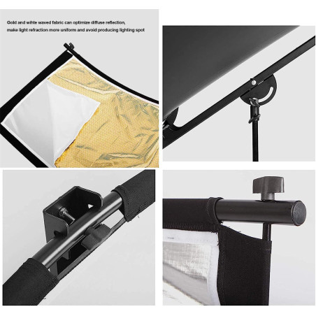 Rebotador curvo SELENS de 60x180cm - 4 en 1 - Incluye estuche