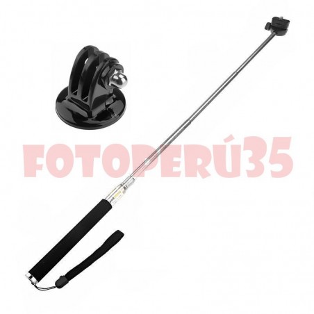 Monopodo para cámara Gopro 1/2/3 y compacta (INCLUYE ADAPTADOR)
