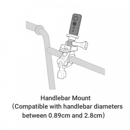 Pack ciclista 360 - Cámara Insta360 One R 360 Edition, accesorios para bicicleta y memoria de 32GB