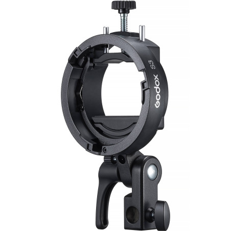 Bracket Godox de Montura Bowens Tipo "S3" para flash portátil