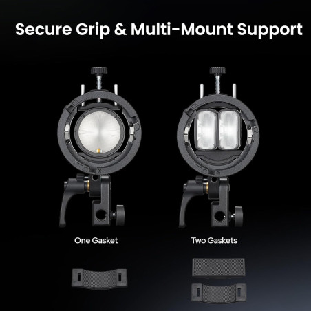 Bracket Godox de Montura Bowens Tipo "S3" para flash portátil