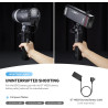 Battery Grip GODOX BG02 - Agarradera con batería para flashes y luces led