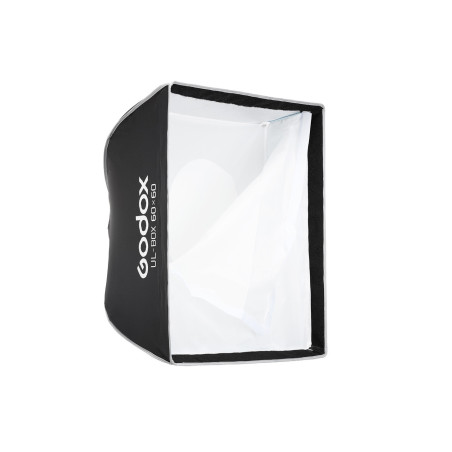 Softbox Cuadrado GODOX UL-BOX-60 de 60x60cm - Armado rápido - Incluye grilla y disco beauty