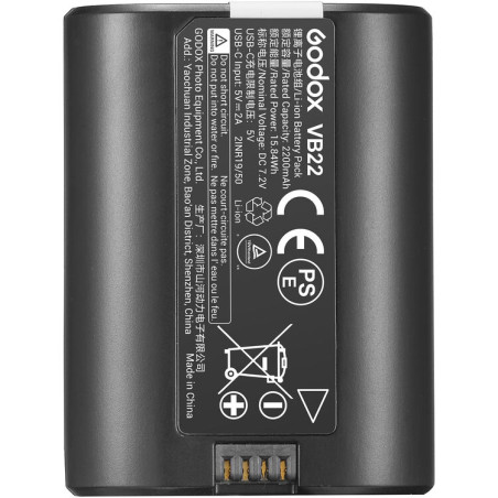 Flash portátil GODOX V480 Canon Nikon Sony (incluye batería y cargador)