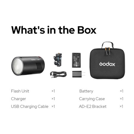 Flash portátil GODOX AD100 PRO II - Versión 2 - Incluye batería