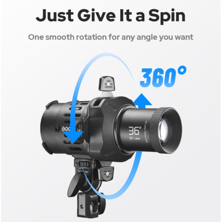 Kit de Spotlight GODOX ML-SP36 - Con lente de 36° para ML60II Bi ML100Bi ML100R