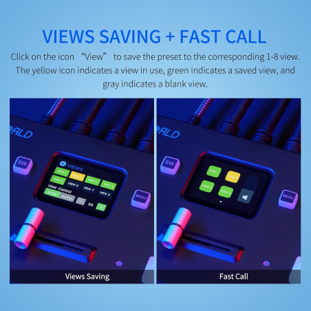 Mezcladora de video FEELWORLD L1 PLUS V2 para transmisiones en vivo