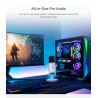 Microfono LUUCCO Melo S2 RGB- Inalámbrico USB y XLR - Profesional de estudio